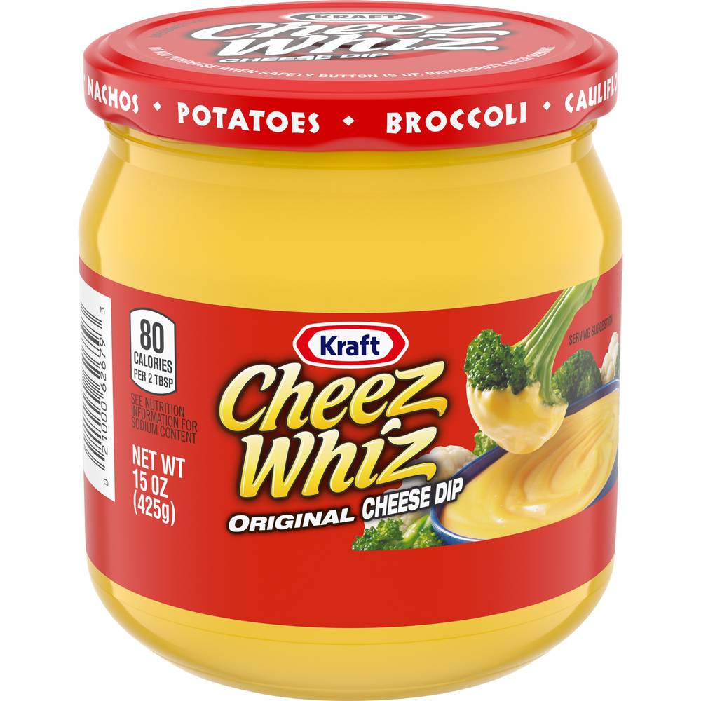 Kraft Cheez Whiz Original Cheese Dip (15 oz)