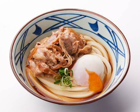 肉たまぶっかけうどん(温)並