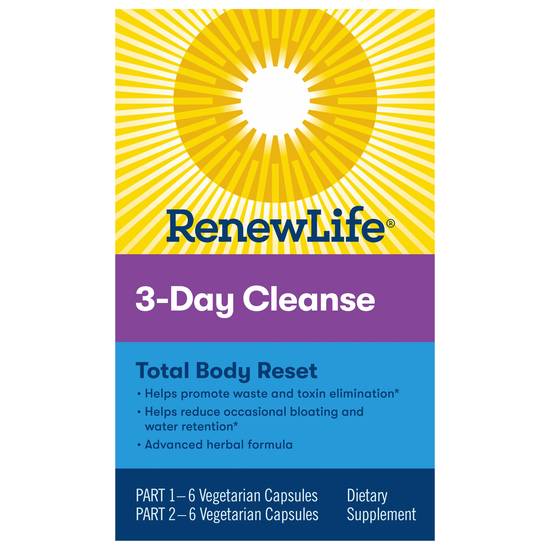 Renew Life 3-day Cleanse Vegatarian Capsules (12 ct)