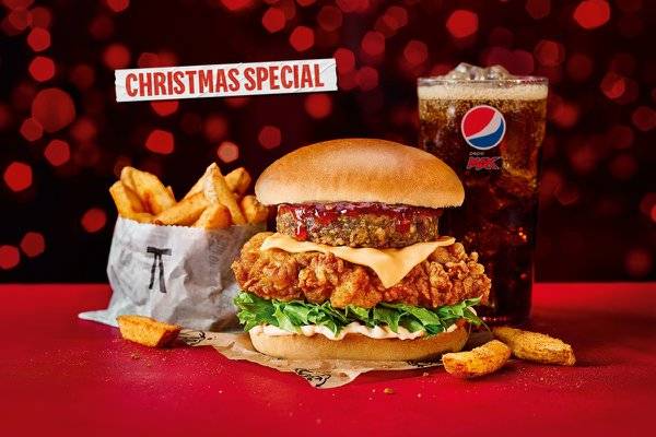 Stuffing Tower Burger Meal