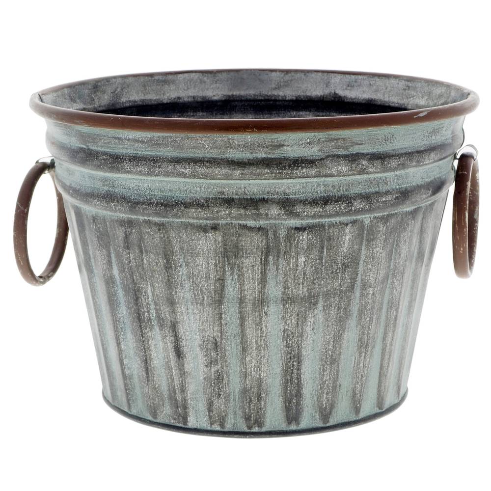 Iron Round Bucket with Handles
