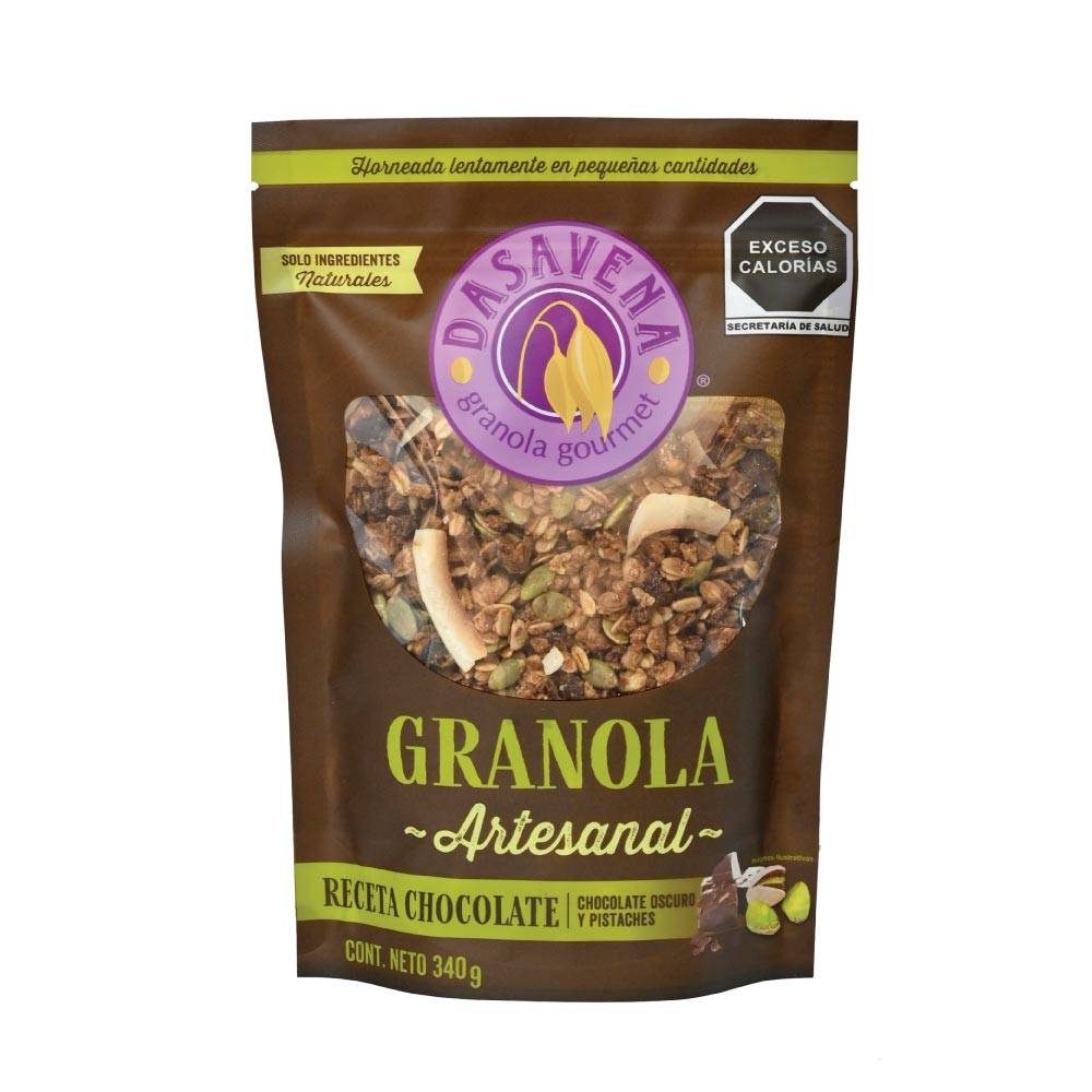 Dasavena granola gourmet receta chocolate (340 g)