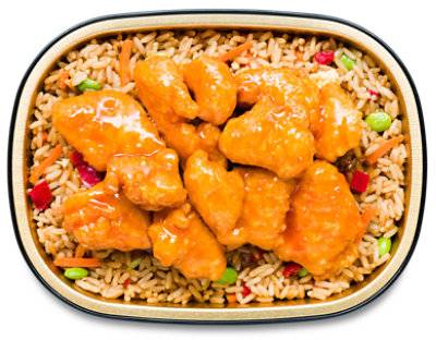 Orange Chicken With Fried Rice - Each