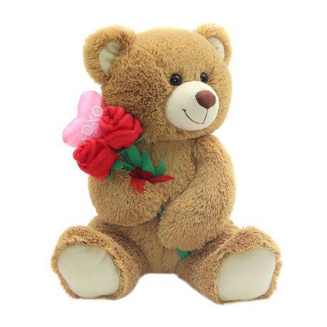 Way To Celebrate! Valentine Sweet Teddy With Pink Heart