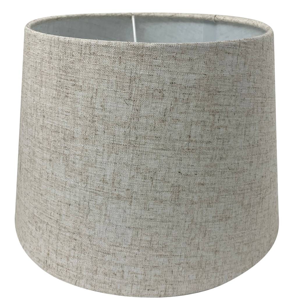 allen + roth 7-in x 10-in Tan Linen Drum Lamp Shade | LSH76