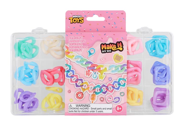 Miniso · Kit de bricolaje para pulsera y collar