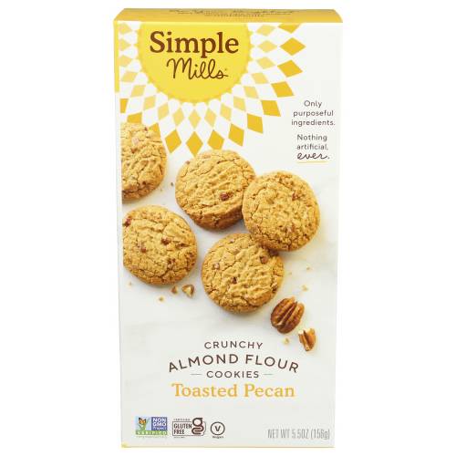 Simple Mills Crunchy Almond Flour Toasted Pecan Cookies