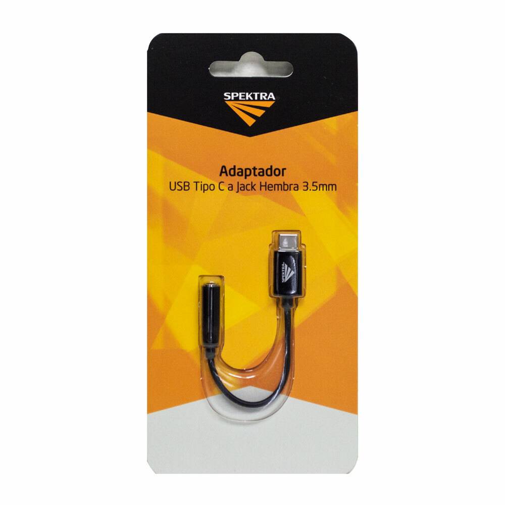 Spektra Cable USB C con entrada Jack 3.5mm