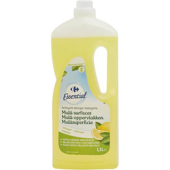 Carrefour Essential - Nettoyant ménager multi surfaces citron