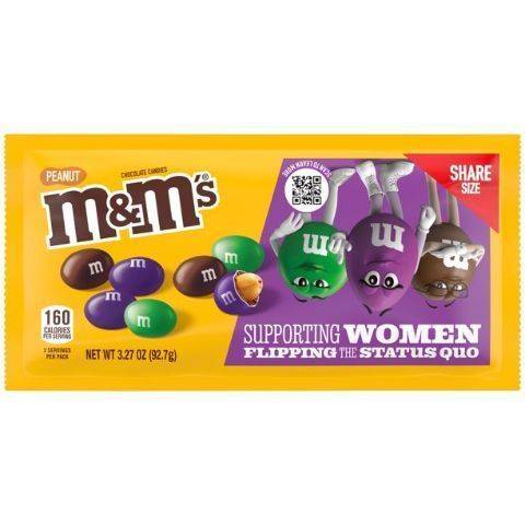 M&M's Mandm's Peanut Purple Share Size Chocolate Candies (peanut-dark chocolate)