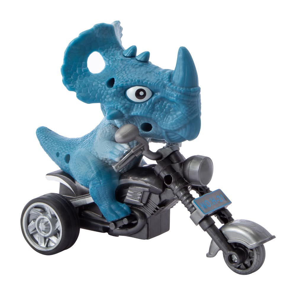 Push-N-Go Dino Bike Toy Blue