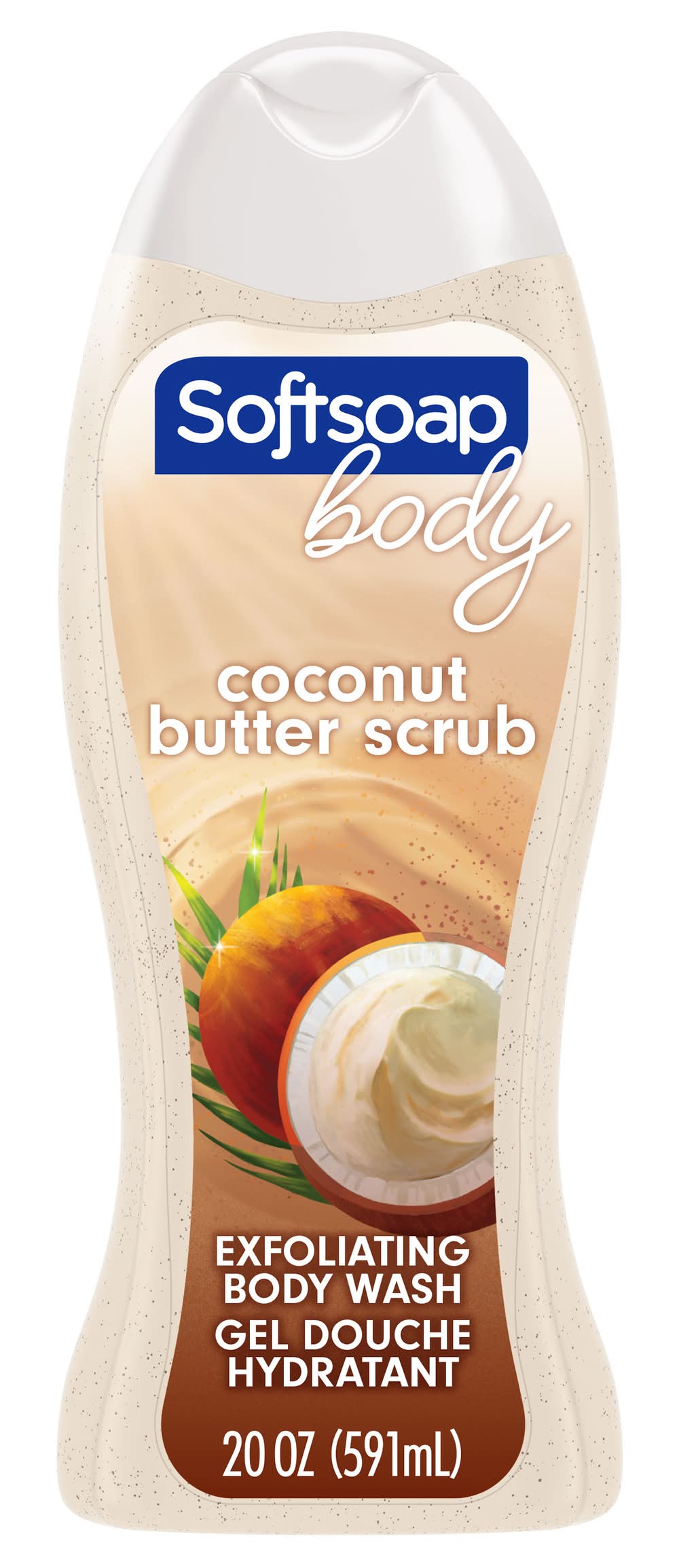 Softsoap Exfoliating Body Scrub, Coconut Butter (20 fl oz)
