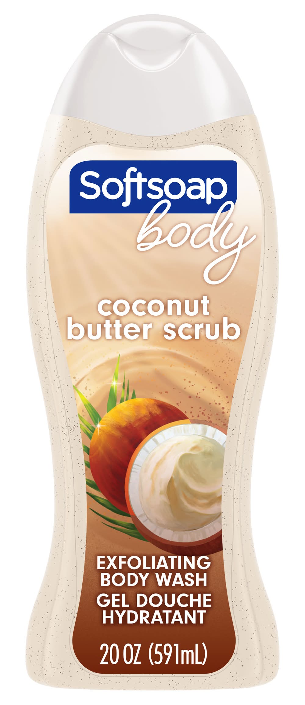 Softsoap Exfoliating Body Scrub, Coconut Butter (20 fl oz)
