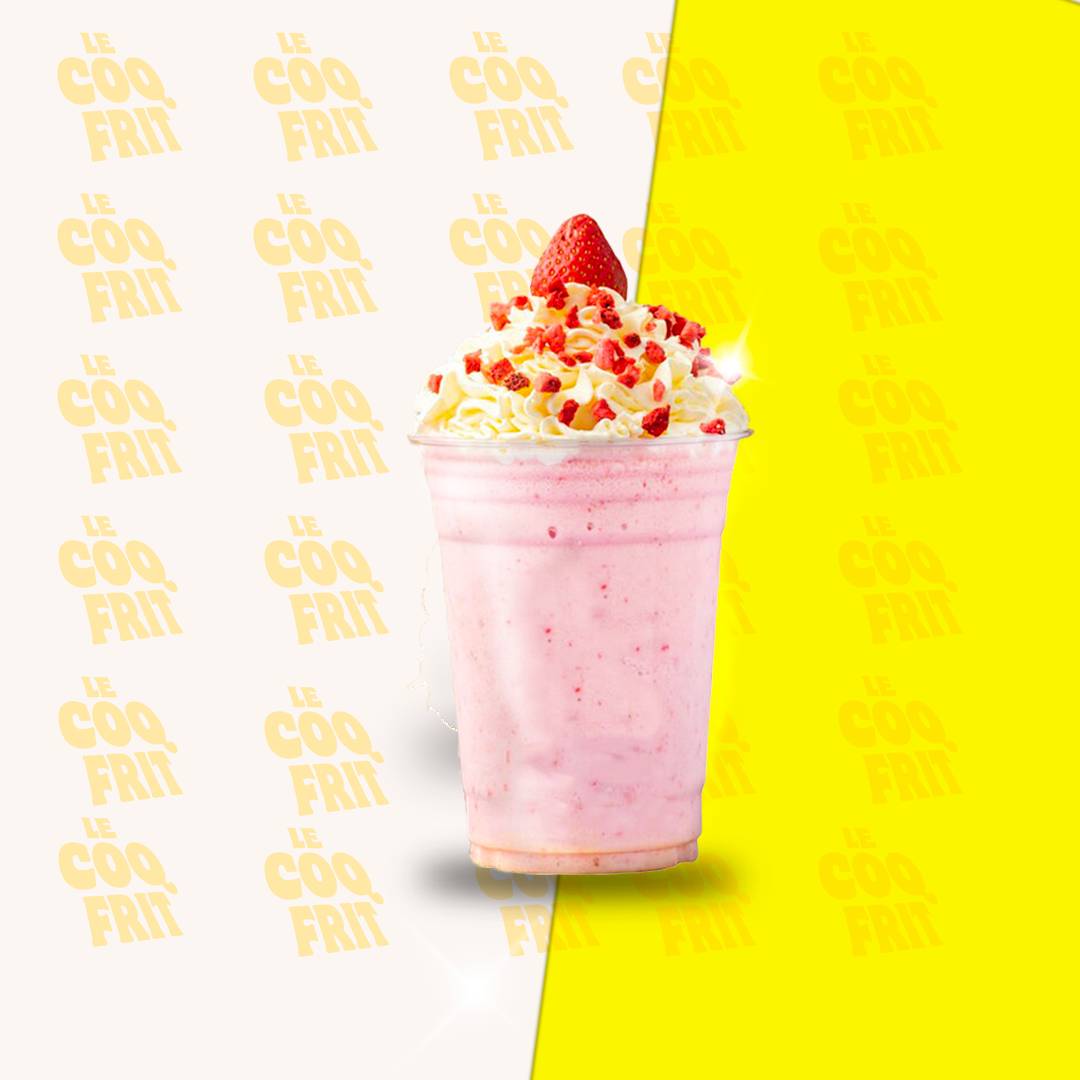 Milkshake fruits rouge