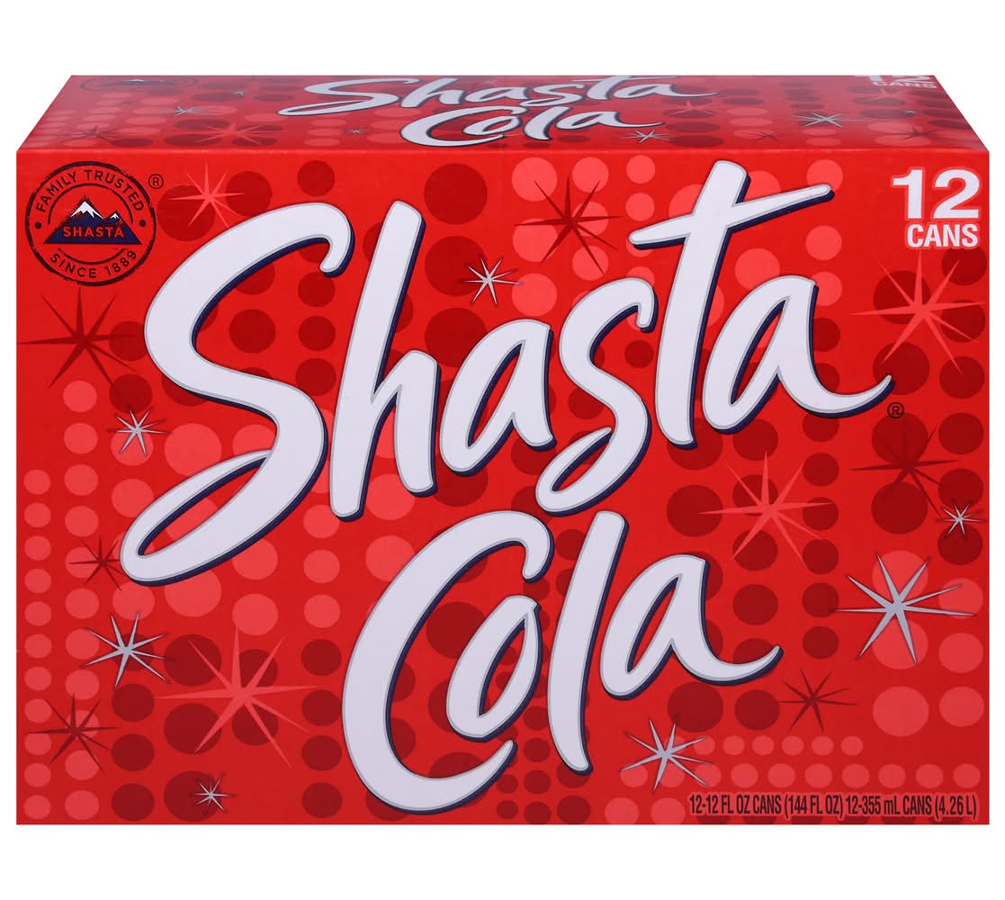 Shasta Cola Soda (12 x 12 fl oz)