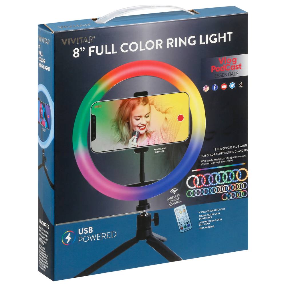 Vivitar Full Color 8 Inch Ring Light