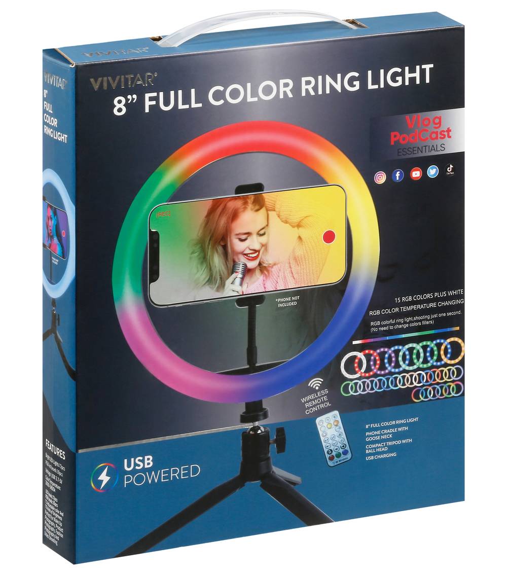 Vivitar Full Color 8 Inch Ring Light