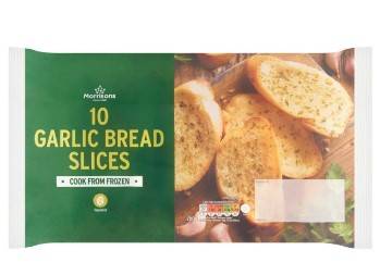 MORRISONS GARLIC BREAD SLICES 260G