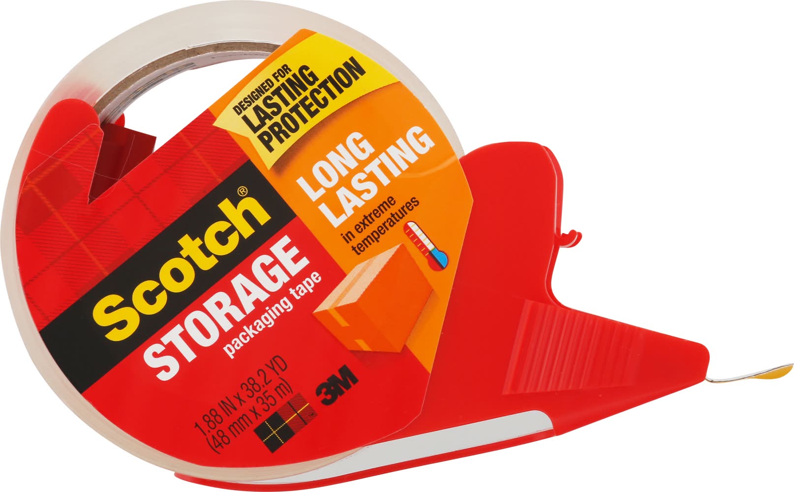 Scotch Long Lasting Storage Packaging Tape (6.4 oz)