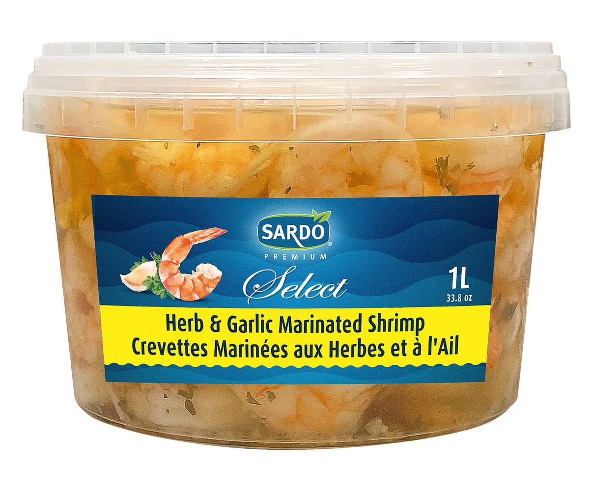 Sardo Premium - Crevettes Marinées Aux Herbes Et À L'Ail, 1 L / Sardo Premium Herb And Garlic Marinated Shrimp 1 L