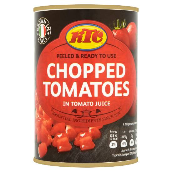 KTC Chopped Tomatoes in Tomato Juice (400g)