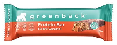 Greenback Salted Caramel Protein Bar 50g