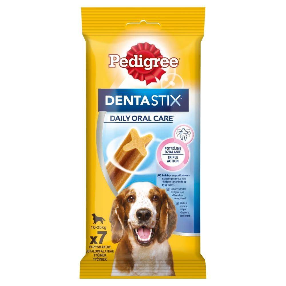 Pedigree DentaStix 10-25 kg Karma uzupełniająca dla psów 180 g (7 sztuk)