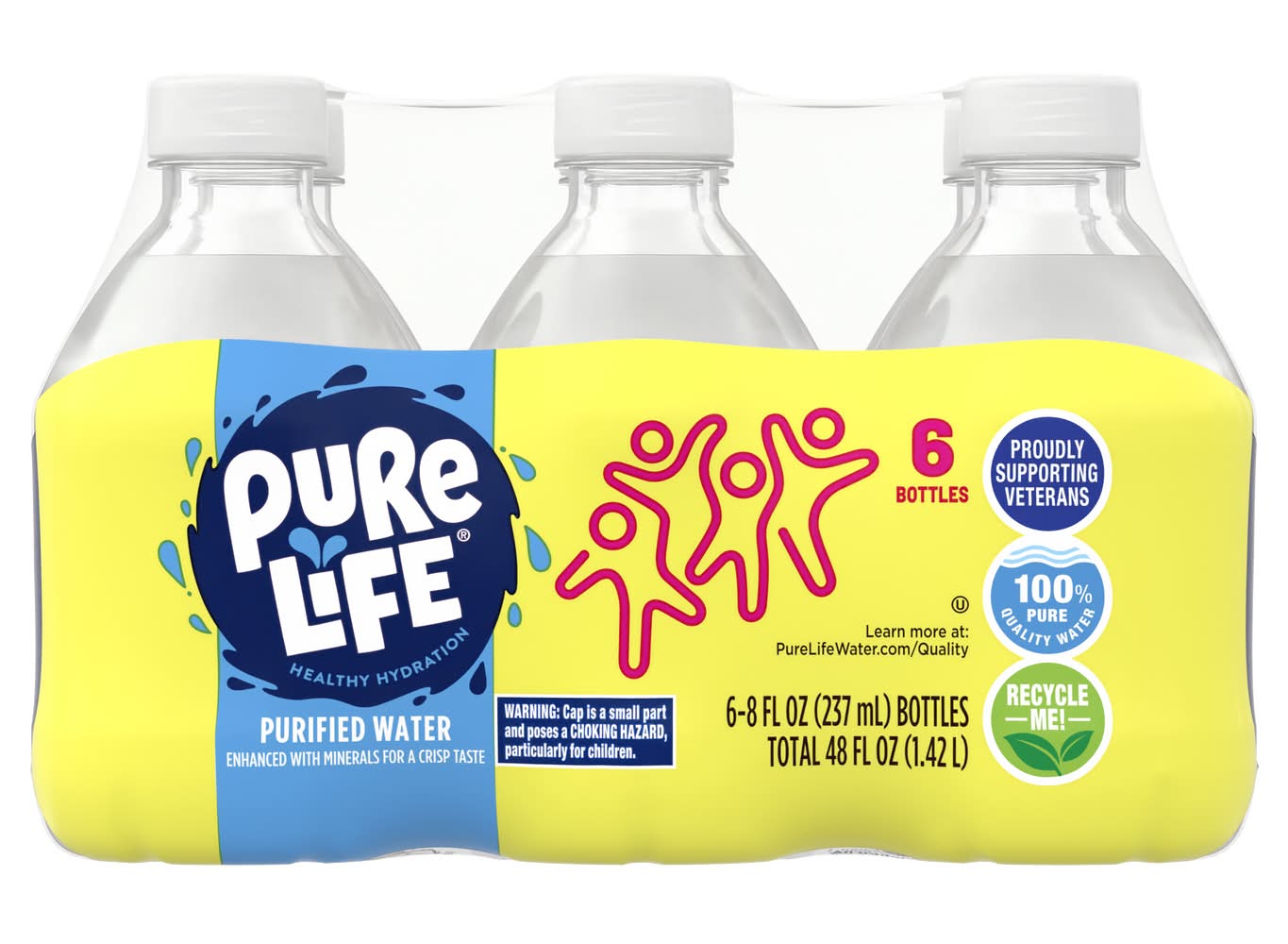 Pure Life Water 8z (6 x 8 fl oz)