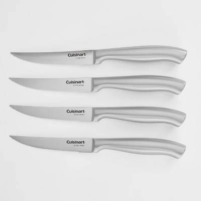 Cuisinart  4pc Stainless Steel Hollow Handle Steak Knife Set Silver