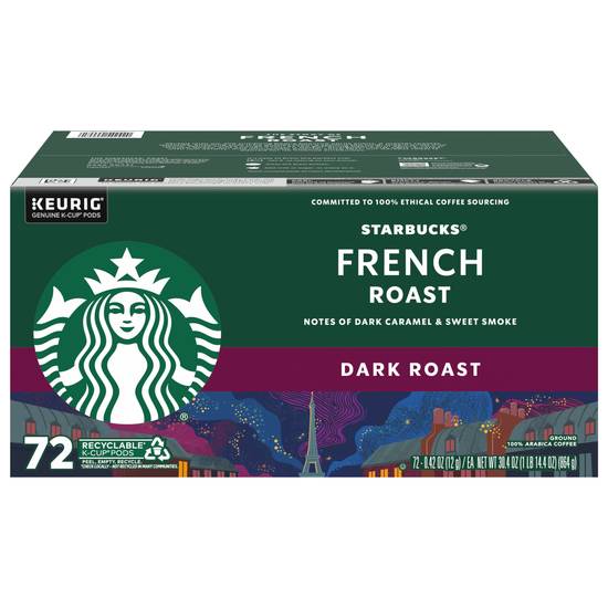 Starbucks French Dark Roast K-Cup Pods (72 ct)