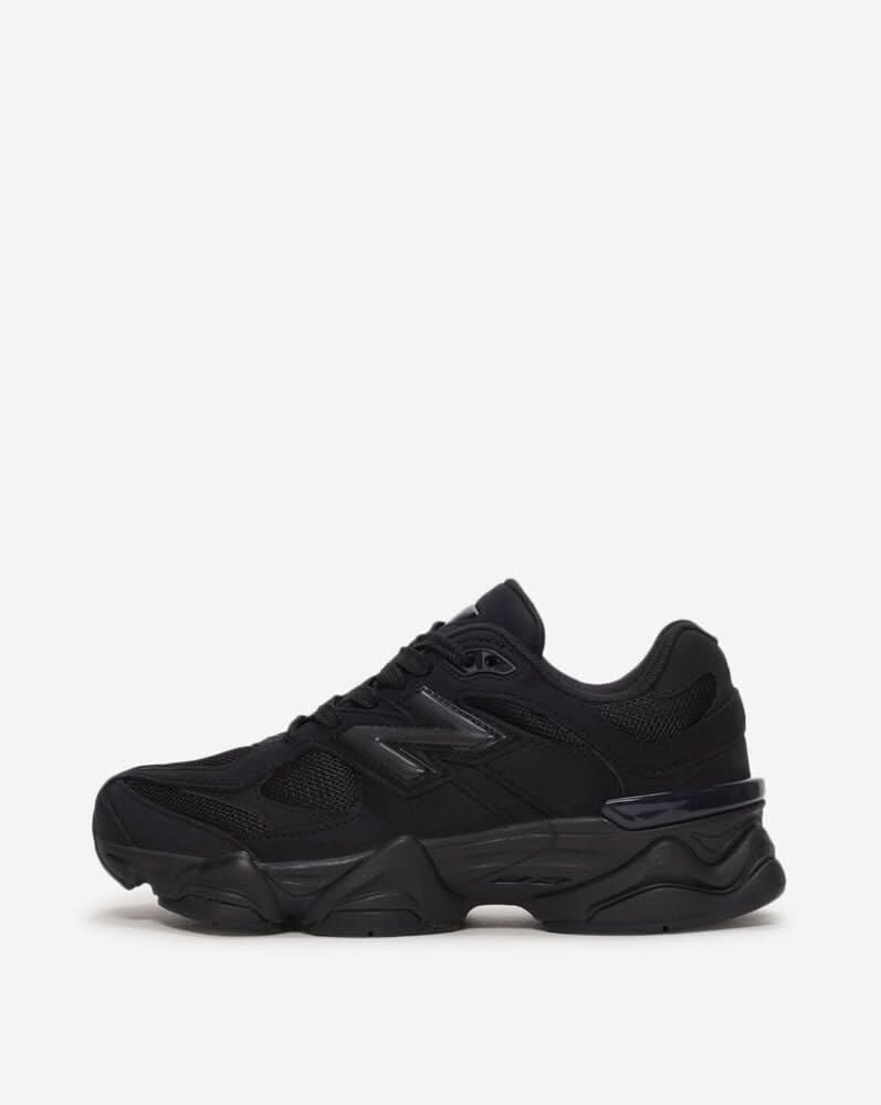 New Balance Big Kids 9060 Casual Shoes, 4, Black/Phantom