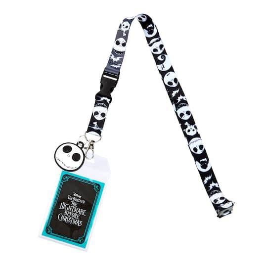 The Nightmare Before Christmas Jack Skellington Id Lanyard With Jack Pendant