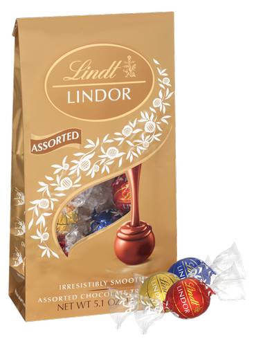 Lindt Lindor Assorted Chocolate Truffles 5.1oz Bag