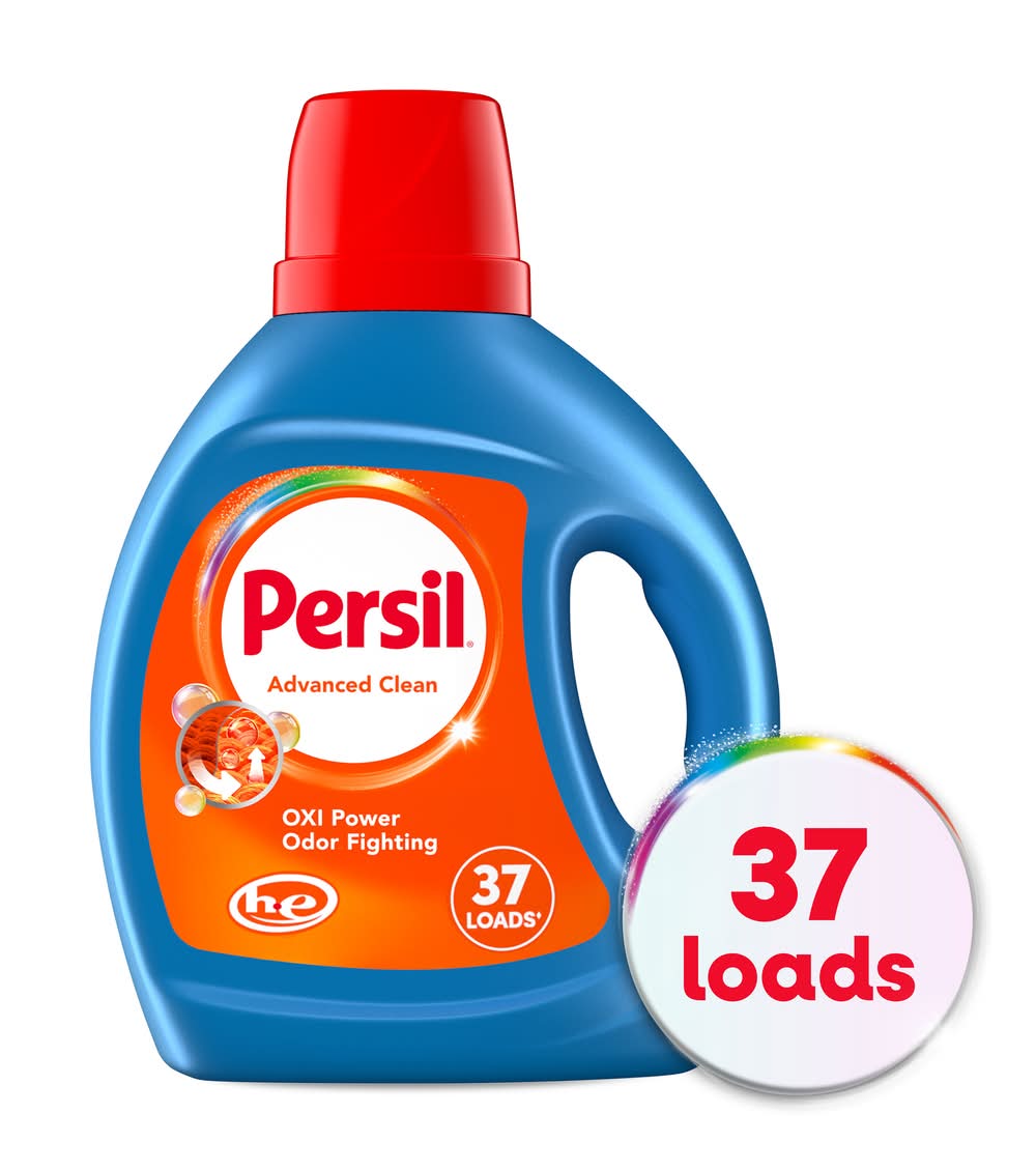 Persil Advanced Clean Oxi Power Odor Liquid Laundry Detergent (63 fl oz)