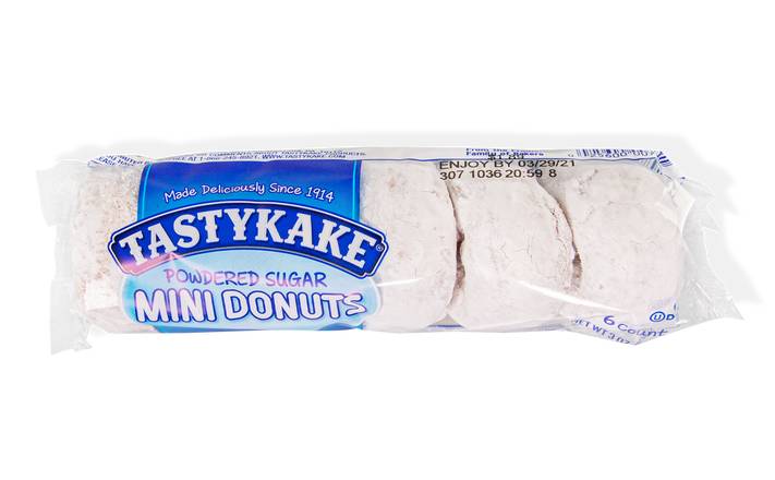 Tastykake Powdered Sugar Mini Donuts, 3 oz