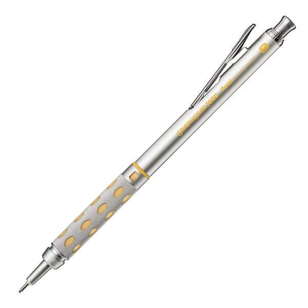Pentel Graph Gear 1000 Mechanical Drafting 0.9 mm Silver/Yellow Pencil