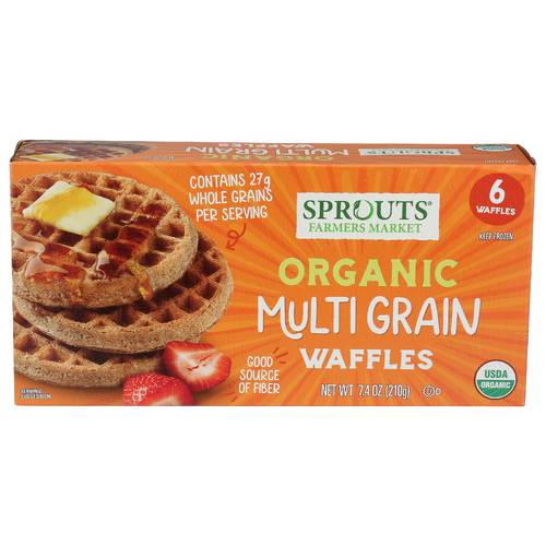 Sprouts Organic Multigrain Waffles