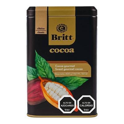 Britt cocoa en polvo sabor clásico (400 g)