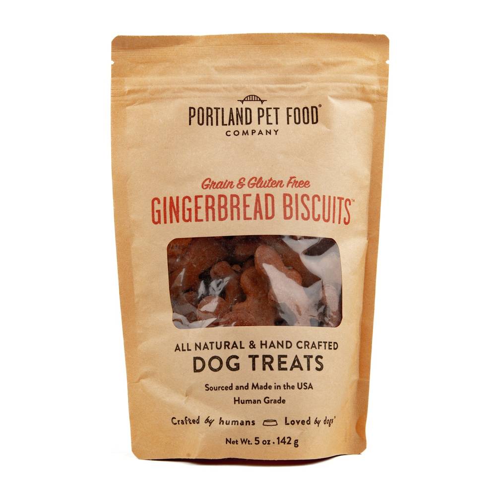 Portland Pet Food Company Gf Gingerbread Dog Biscuit Treat