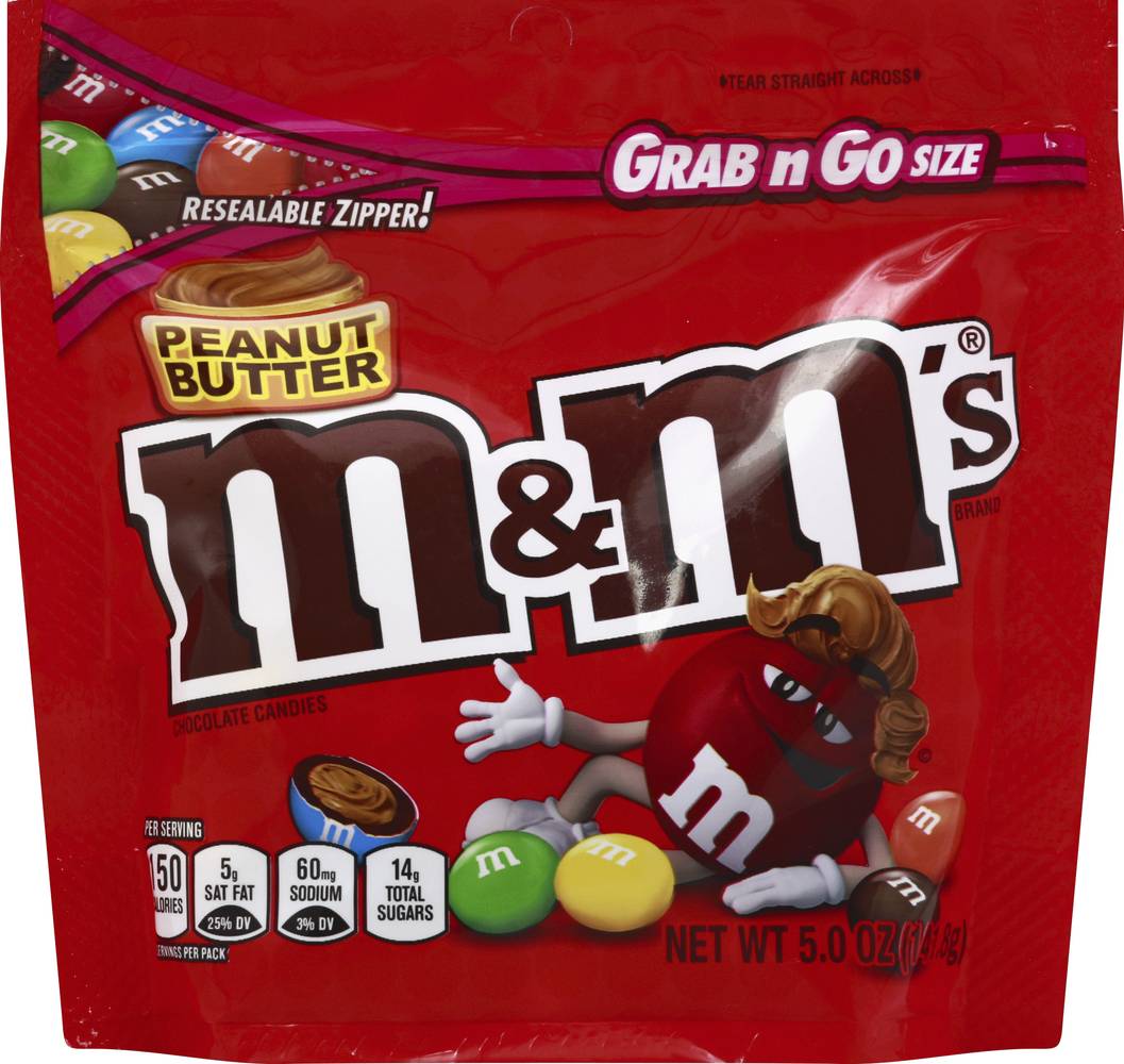 M&M's Chocolate Candies, Peanut Butter (5 oz)