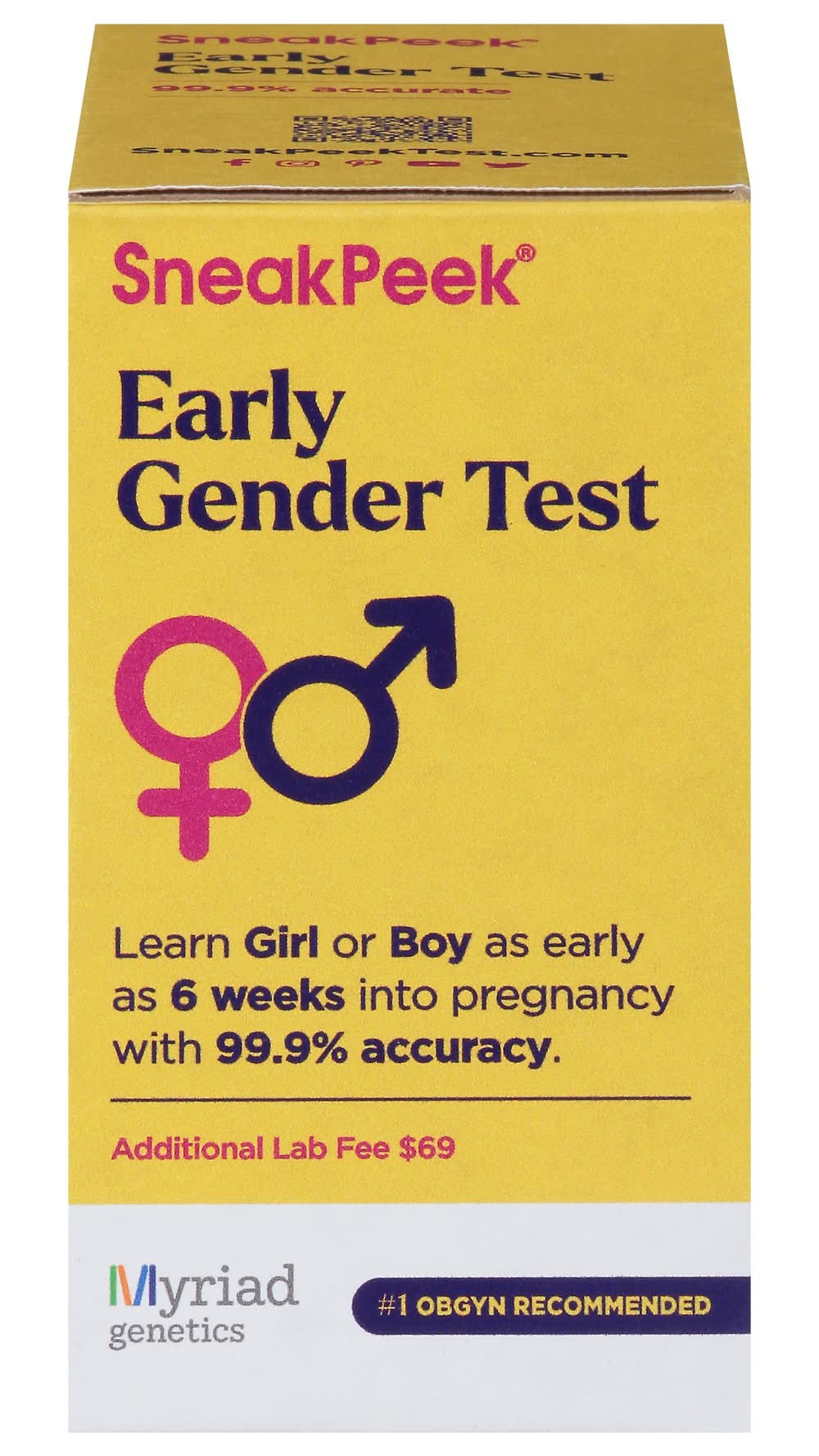 SneakPeek Unisex Early Gender Test