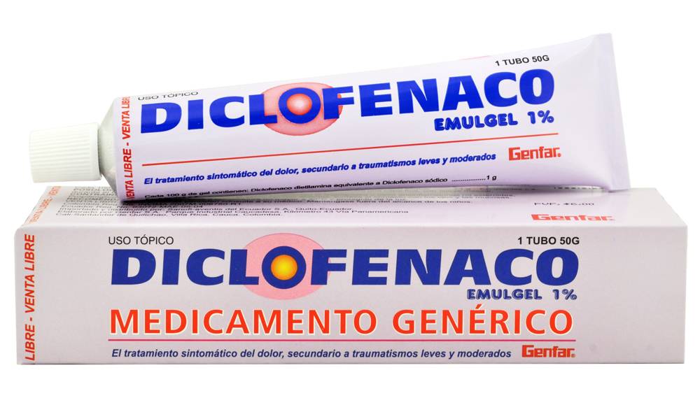 DICLOFENACO GENFAR EMULGEL 1% TUBO*50G