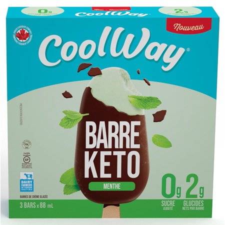 Coolway Mint Keto Bars (3 x 88 ml)
