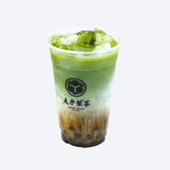 Matcha Latte + Okinawa Boba / 抹茶ラテ＋沖縄黒糖タピオカ | Postmates