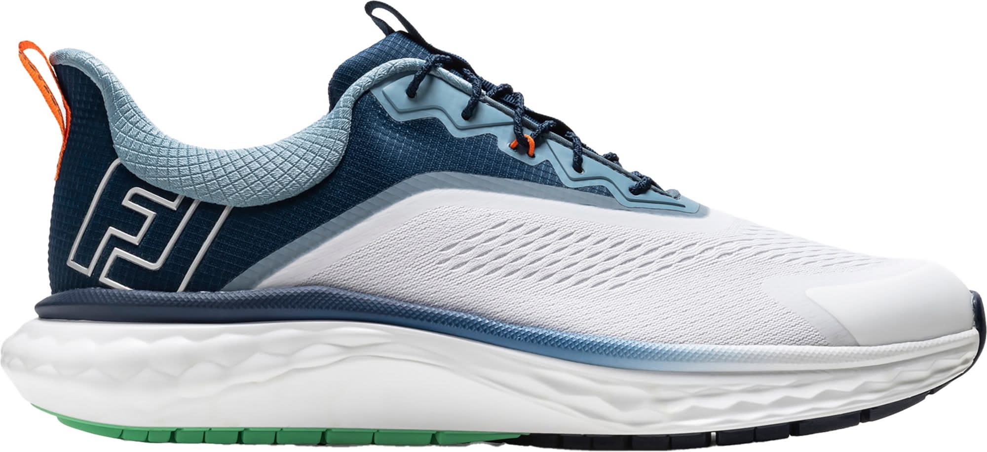 FootJoy Men's Quantum Golf Shoes (Previous Season) (White/Navy/Green, 9.5)
