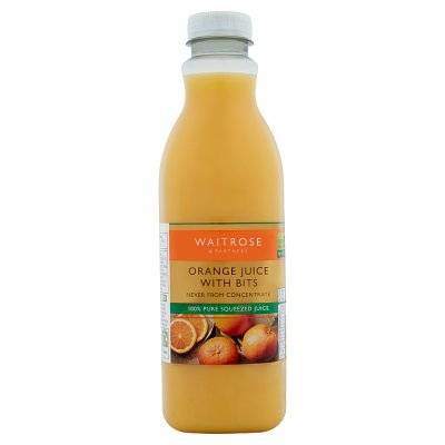 Waitrose Orange Juice with Bits (1litre)