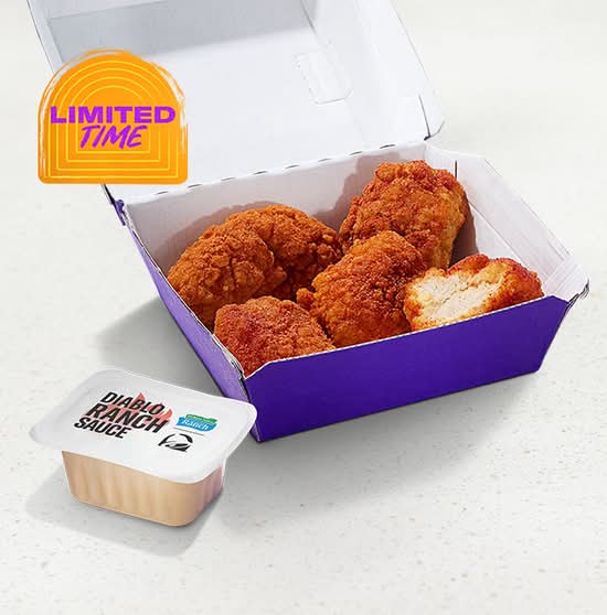 5 Piece Diablo Dusted Crispy Chicken Nuggets