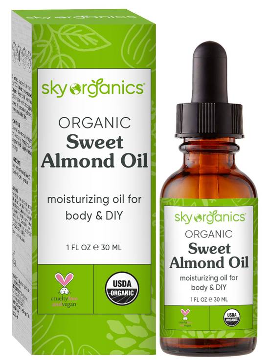 Sky Organics Organic Almond Oil - 1 fl oz