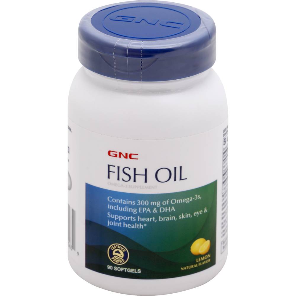 Gnc Fish Oil 300 mg Of Omega-3S (90 ct)