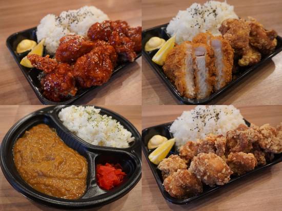 韓国フライドチキンとメガ弁当